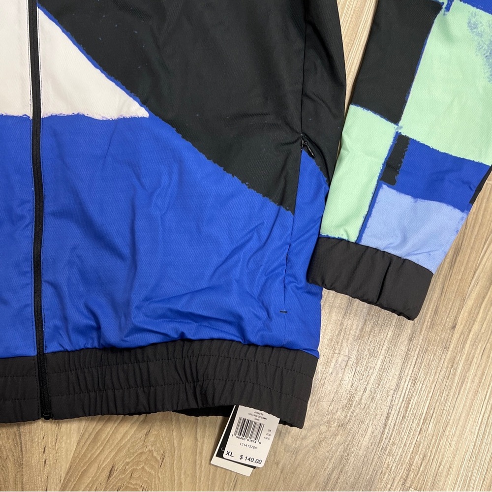 adidas Cycling THE TRACKSTAND GRAPHIC CYCLING JACKET Mens XL HT3669 $140 NWT - Picture 3 of 6